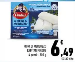 Conad City Fiori di merluzzo capitan findus offerta