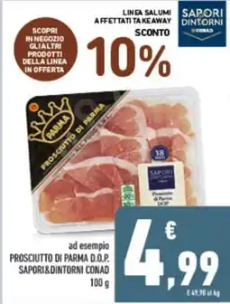 Conad City Prosciutto di Parma D.O.P. Saporidintorni Conad offerta