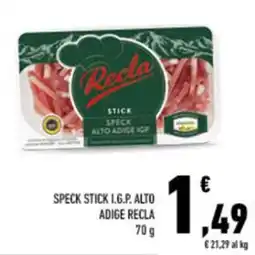 Conad City Speck stick I.G.P. Alto Adige Recla offerta