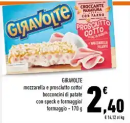 Conad City Giravolte mozzarella e prosciutto cotto offerta