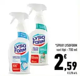 Conad City Spray Lysoform offerta