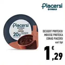 Conad City Dessert proteico Piacersi offerta