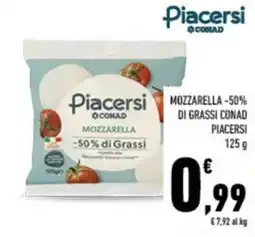 Conad City Mozzarella Piacersi offerta