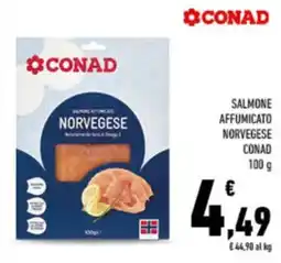 Conad City Salmone affumicato norvegese Conad offerta