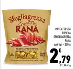 Conad City Pasta fresca ripiena sfogliagrezza rana offerta