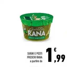 Conad City Pesto senza aglio Rana offerta