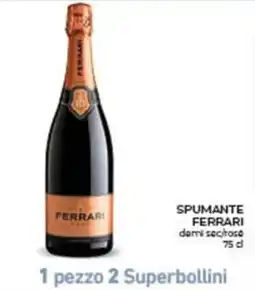 Conad City Spumante Ferrari demi sec rosé offerta