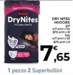 Conad City DryNites Pyjama Pants Huggies offerta