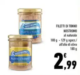 Conad City Filetti di tonno Nostromo offerta