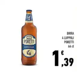 Conad City Birra 4 Luppoli Poretti offerta