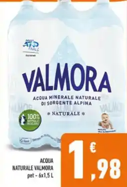 Conad City Acqua naturale Valmora offerta