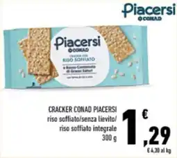 Conad City Cracker Conad Piacersi offerta