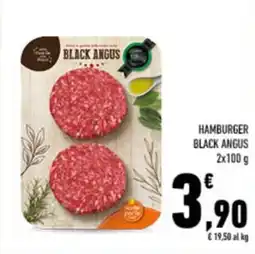 Conad City Hamburger Black Angus offerta