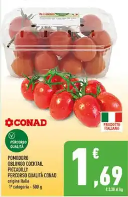 Conad City Pomodoro oblungo cocktail piccadilly percorso qualità conad offerta