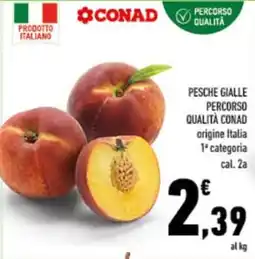 Conad City Pesche gialle Percorso Qualità Conad offerta