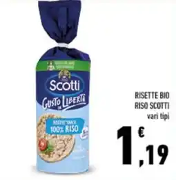 Conad City Risette bio riso Scotti offerta
