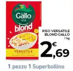 Conad City Riso versatile blond Gallo offerta