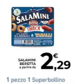 Conad City Salamini Beretta offerta