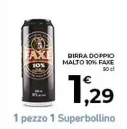 Conad City Birra doppio malto 10% Faxe offerta