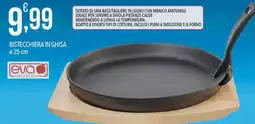 Iper Romagnolo Bistecchiera in ghisa Eva Collection offerta