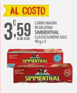 Iper Romagnolo Carne magra in gelatina Simmenthal offerta