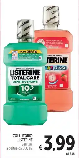 Spazio Conad Collutorio Listerine offerta