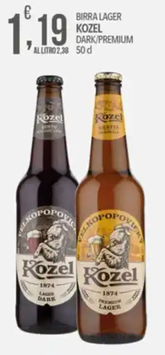 Iper Nonna Isa Birra Lager Kozel Dark/Premium offerta
