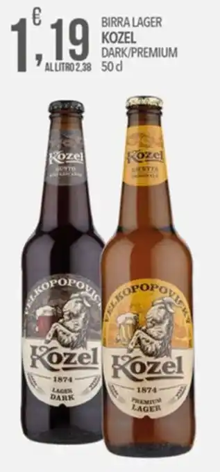Birra Lager Kozel Dark/Premium