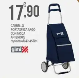 Iper Nonna Isa Carrello portaspesa Argo con tasca anteriore offerta