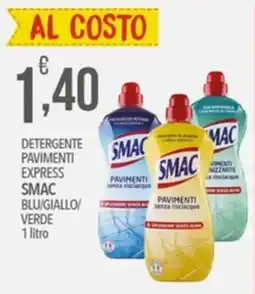 Iper Romagnolo Detergente pavimenti express Smac offerta