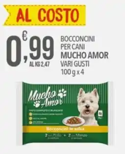 Iper Romagnolo Bocconcini per cani Mucho Amor offerta
