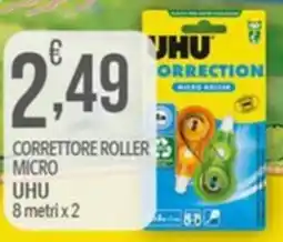 Iper Romagnolo Correttore roller micro UHU offerta