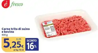 Carne trita di suino e bovino