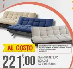 Iper Nonna Isa Divano in tessuto bicolore offerta