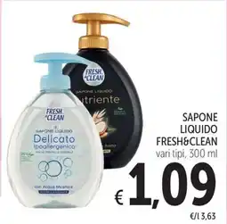 Spazio Conad Sapone liquido Fresh&Clean offerta