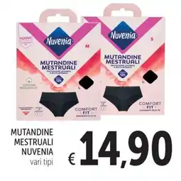 Spazio Conad Mutandine mestruali Nuvenia offerta
