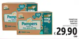 Spazio Conad Pampers Baby-dry Più Asciutto offerta