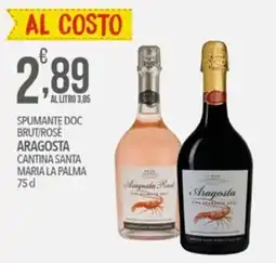 Iper Romagnolo Spumante doc brut/rosé aragosta offerta