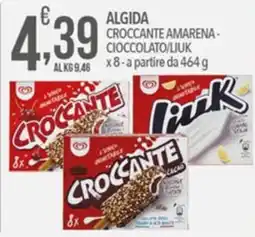 Iper Romagnolo Algida croccante amarena cioccolato/liuk offerta