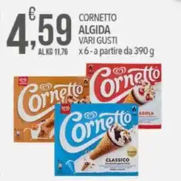 Iper Romagnolo Cornetto Algida offerta