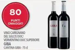 Iper Romagnolo Vino Carignano del Sulcis DOC/Vermentino DOC Superiore GIBA offerta