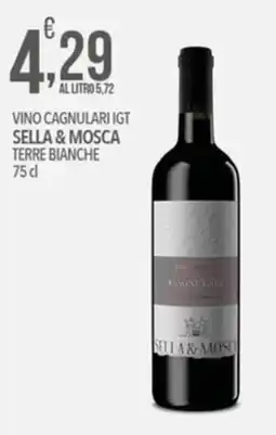 Iper Romagnolo Vino Cagnulari IGT Sella & Mosca Terre Bianche offerta