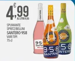 Iper Romagnolo Spumante Spritz/Bellini Santero 958 offerta