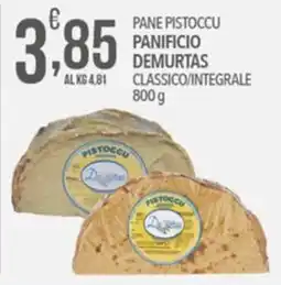 Iper Romagnolo Pane Pistoccu Panificio Demurtas offerta