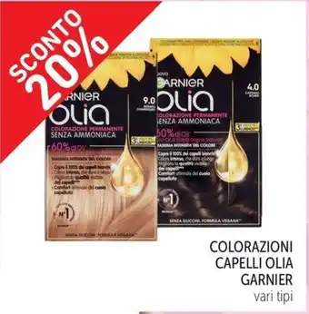 Colorazioni capelli Olia Garnier