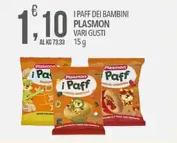 Iper Romagnolo I Paff dei bambini Plasmon offerta