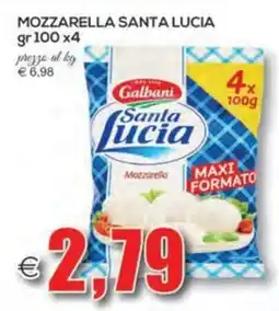 SuperOne Mozzarella Santa Lucia offerta