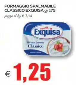 SuperOne Formaggio spalmabile classico Exquisa offerta