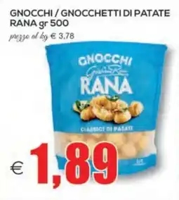 SuperOne Gnocchi di patate Rana offerta