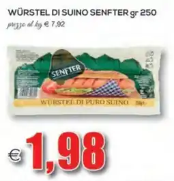 SuperOne Würstel di suino Senfter offerta
